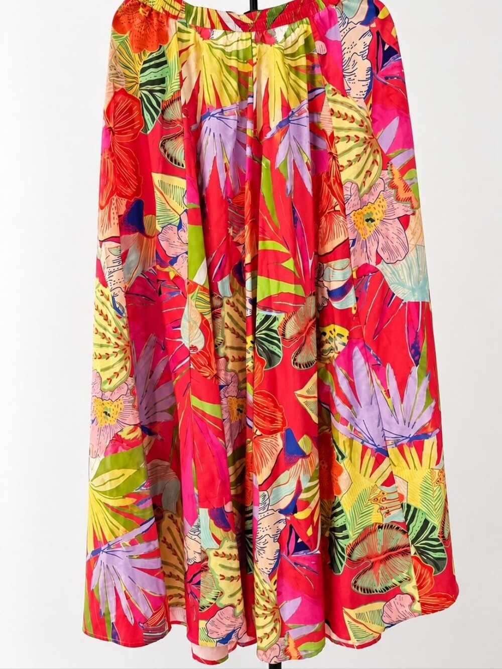 Christian Siriano Tropical Floral Maxi Skirt Size M NWOT